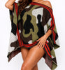 Lavish Camo Puncho