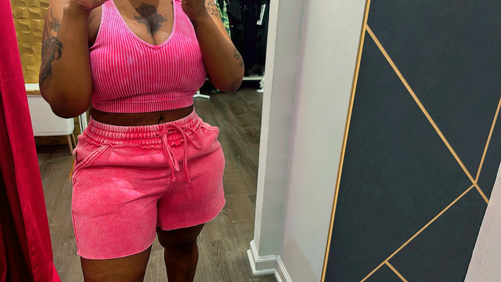 Lavish Sweat Short Set
