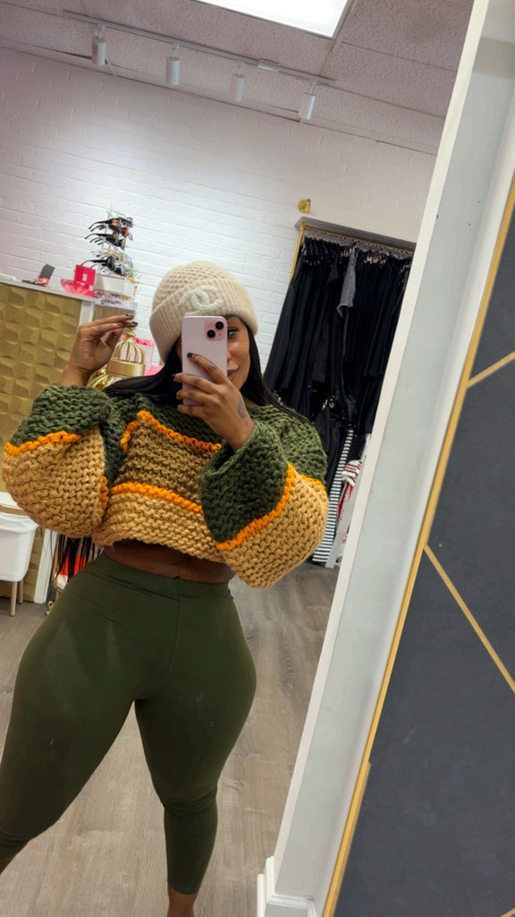 Lavish Crop Sweater