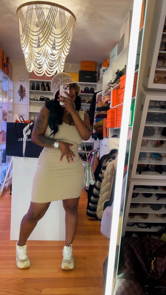 Lavish Tan Dress