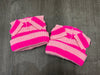 Pink Striped Beanie