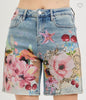Lavish Exclusive Cherry Flower Shorts