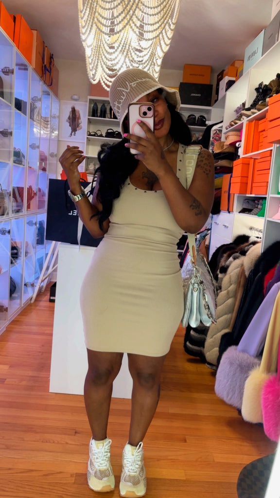 Lavish Tan Dress