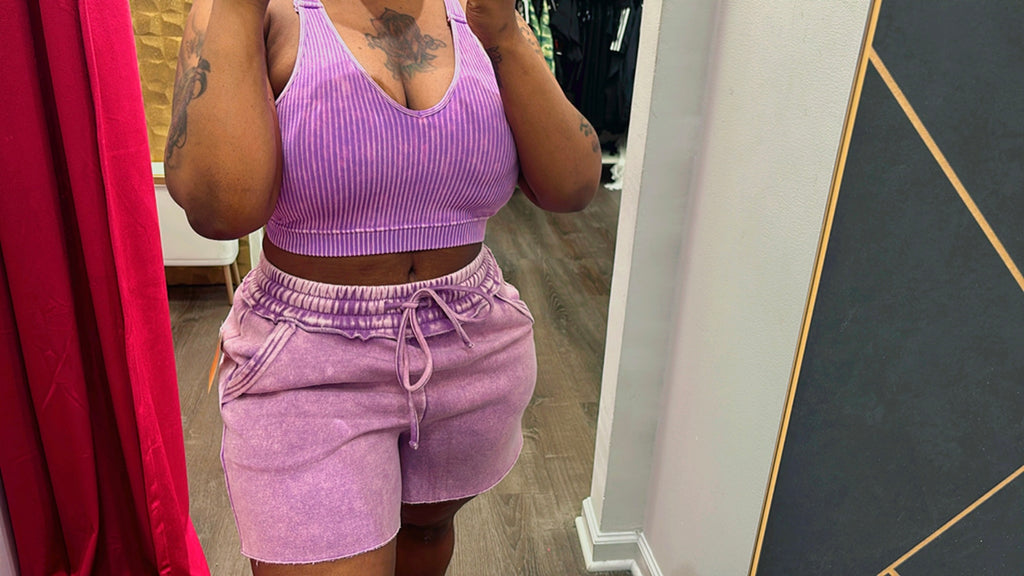 Lavish Sweat Short Set