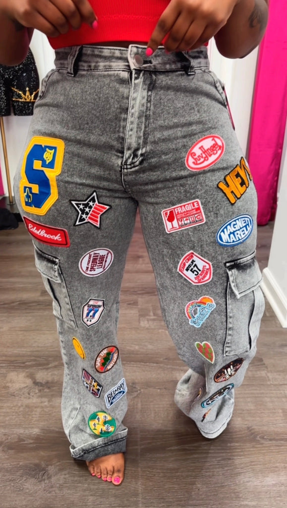 Lavish EXCLUSIVE PATCH PANTS