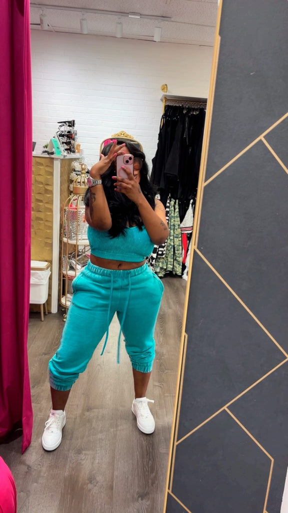 Lavish Tank Jogger Set