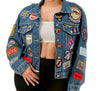 Lavish Patchwork Denim Jacket
