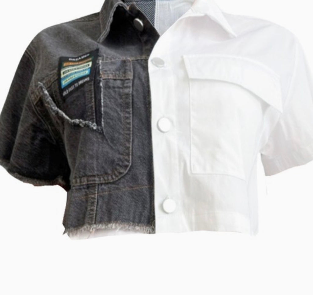 Lavish Exclusive Crop button top