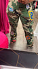 Lavish Camo Patch Pants