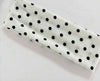 White Polkadot Headband