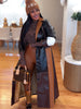 LAVISH LEATHER TRENCH COAT
