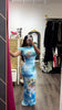 Lavish Summer Fine Blue Dress