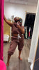 LAVISH BROWN TWO PIECE SET